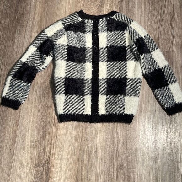 Women's Small Sweater - SUPER SOFT- Black and White - Picture 1 of 8